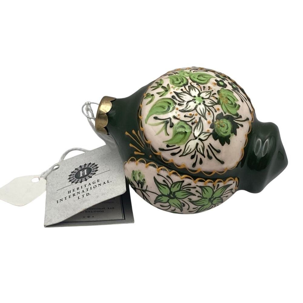 Heritage International LTD Hand painted Ceramic Ornament Uzbekistan